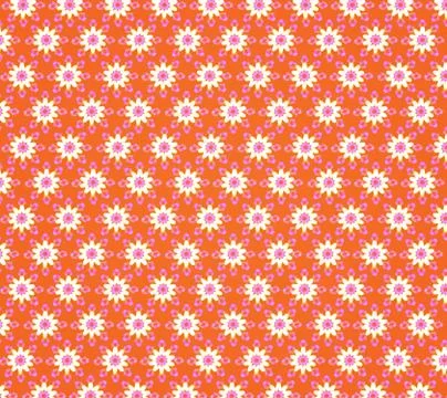 Abstract background pattern  flowers made from light bokeh Stock Illustration