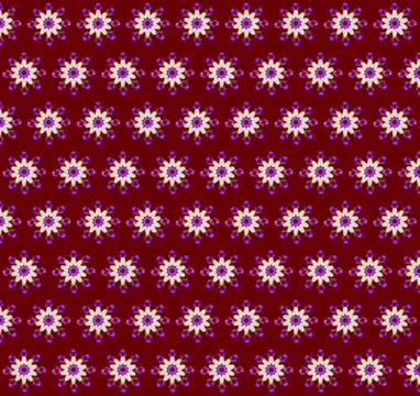 Abstract background pattern  flowers made from light bokeh Stock Illustration