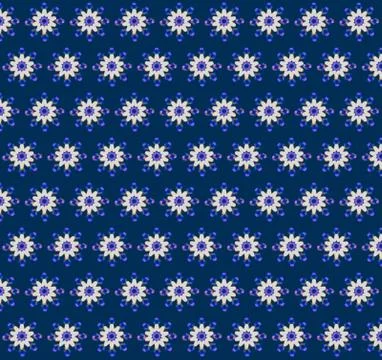 Abstract background pattern  flowers made from light bokeh Stock Illustration