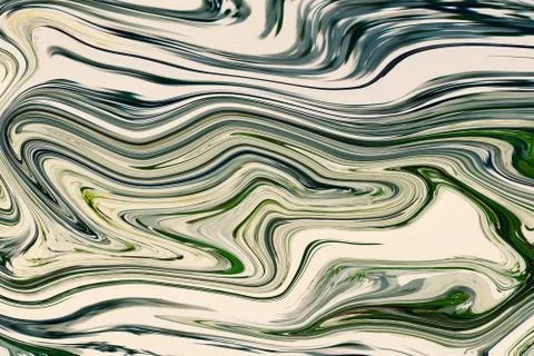 Abstract background pattern in green and white Stock Illustration