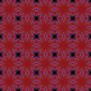 Abstract background pattern, kaleidoscope Stockillustratie