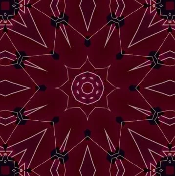 Abstract background pattern, kaleidoscope Illustrazione stock