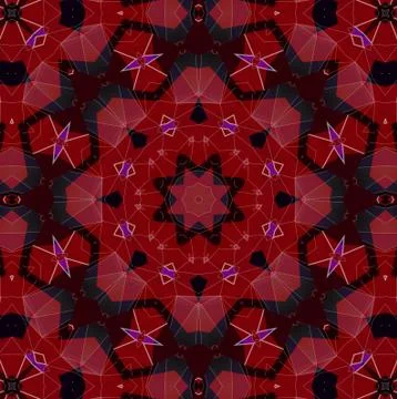Abstract background pattern, kaleidoscope Illustration