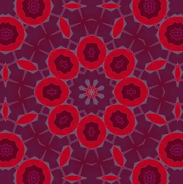 Abstract background pattern, kaleidoscope Illustration