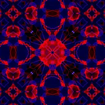 Abstract background pattern, kaleidoscope Illustrazione stock