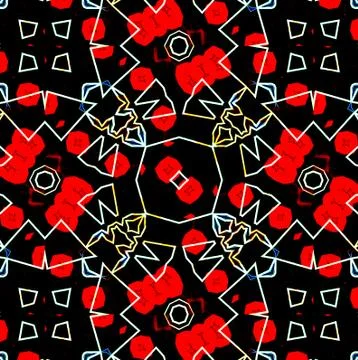 Abstract background pattern, kaleidoscope Illustration