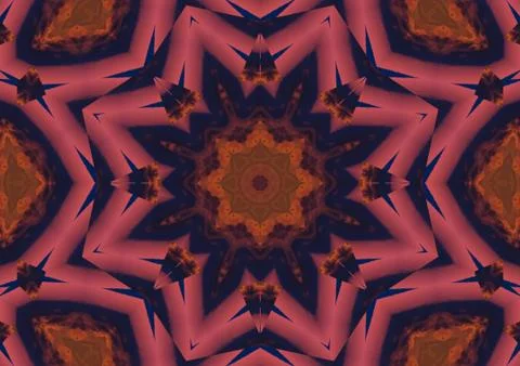 Abstract background pattern, kaleidoscope 스톡 일러스트