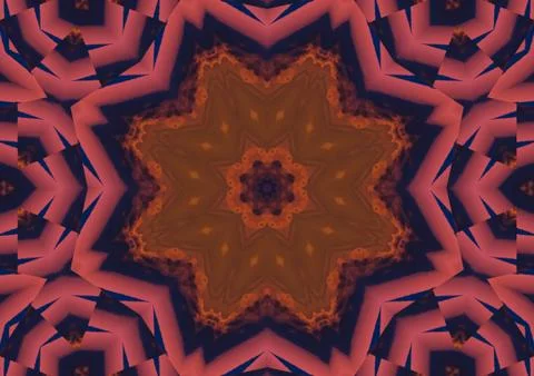 Abstract background pattern, kaleidoscope Stock Illustration
