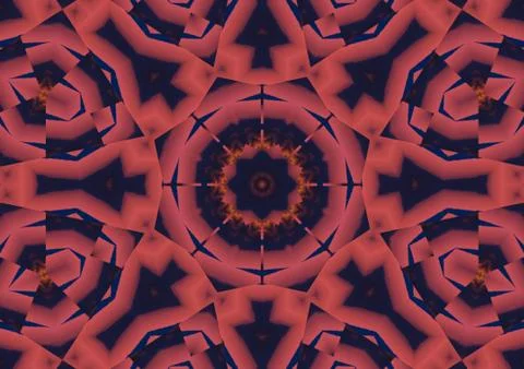 Abstract background pattern, kaleidoscope Stock Illustration