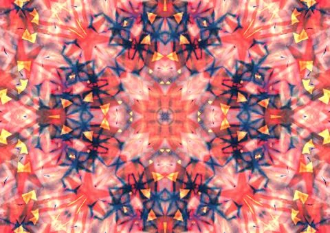 Abstract background pattern, kaleidoscope Illustration