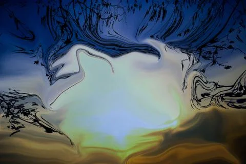 Abstract background pattern with a light center Stock Illustration