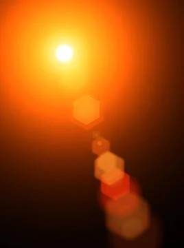 Abstract background pattern Light lens flare effect with abstract forms ov... Foto stock