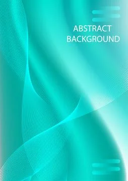 Abstract background pattern line parallel green color tone Illustrazione stock