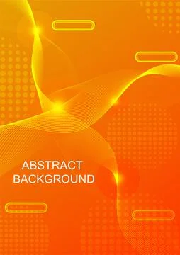 Abstract background pattern line with wave yellow tone vector illustration 스톡 일러스트