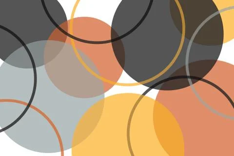 Abstract background pattern made with circle geometric shapes Stock Illustration