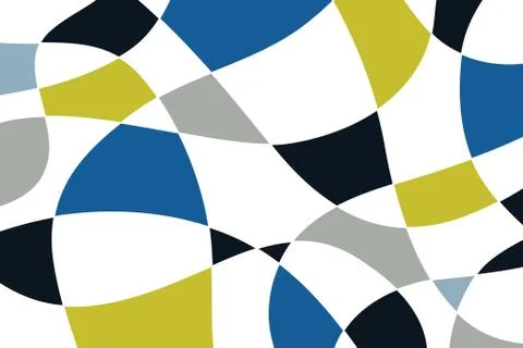 Abstract background pattern made with circular geometric shapes Illustrazione stock