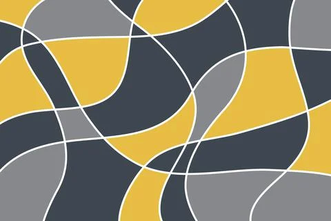 Abstract background pattern made with curvy geometric shapes. Modern and simple イラスト素材