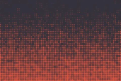 Abstract background pattern made with halftone circles / dots. Stock Illustration