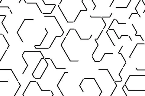 Abstract background pattern made with lines forming organic geometric forms. Illustrazione stock