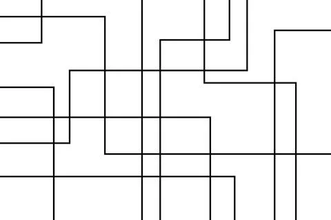 Abstract background pattern made with lines forming geometric shapes Stockillustratie