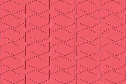 Abstract background pattern made with lines forming geometric shapes. Stock Illustration