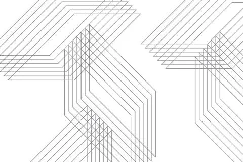 Abstract background pattern made with repeated lines forming geometric shapes Stockillustratie