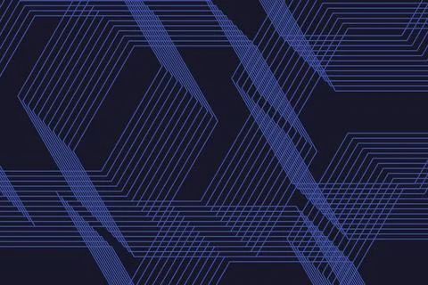 Abstract background pattern made with repeated lines forming hexagon shapes 스톡 일러스트