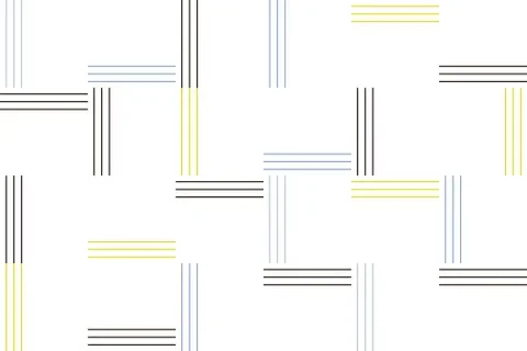 Abstract background pattern made with thin lines in. Modern vector art. Stock Illustration