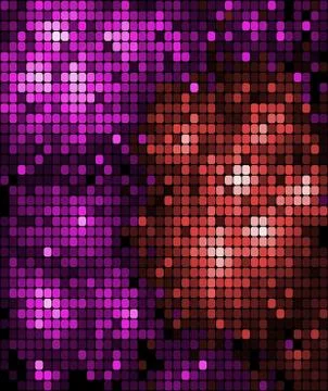 Abstract background pattern of mosaic tiles Stock Illustration