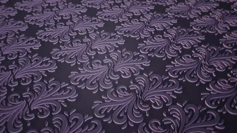 Abstract background pattern with ornament on a seamless loop Stock Footage 265391349