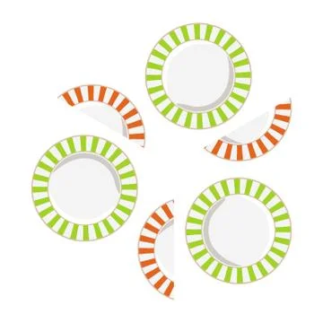 Abstract background pattern with pink and blue plates. Baby motifs patterns Illustrazione stock