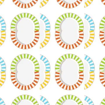 Abstract background pattern with pink and blue plates. Baby motifs patterns Illustrazione stock