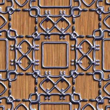 Abstract background pattern Seamless tileable metal decorative background ... Stock Photos