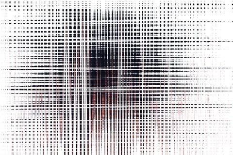 Abstract background with a pattern of squares in red and black colors. Foto stock