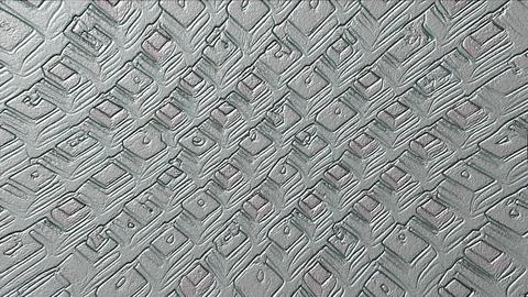 Abstract background pattern with symmetrical kaleidoscope effect. Illustrazione stock