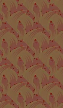 An abstract background of a pattern with wavy shapes, reminiscent of stroke.. Stock Illustration