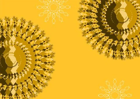 Abstract background with a pattern in yellow and black colors, vector illus.. Stock Illustration