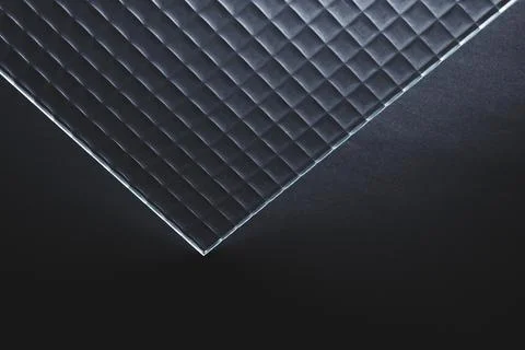 Abstract background with patterned glass texture Stock Photos