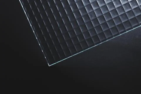 Abstract background with patterned glass texture Stock Photos
