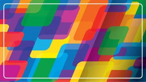 Abstract background patterns and overlapping square Stock Illustration