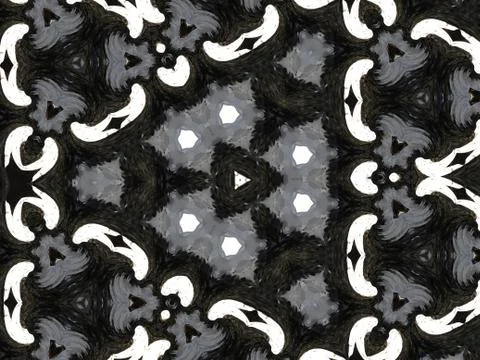 Abstract background patterns with black, white, and gray colors Illustrazione stock