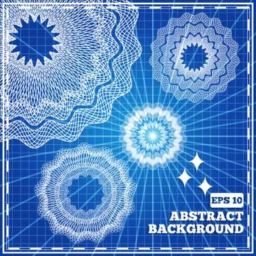 Abstract background with patterns. Stock Illustration