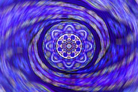 Abstract background with patterns with motion blur. Selective focus point. Zo Stock Illustration