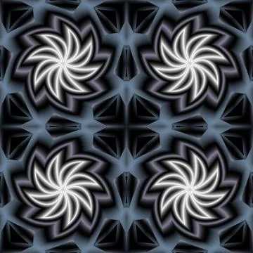 Abstract background patterns in purple and blue tones on a dark basis. Stock Illustration