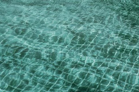 Abstract background Patterns Ripped water Surface swimming pool Light Reflection Foto stock