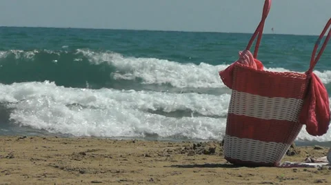 Abstract background A Perfect day on the beach Stock Footage 33170934