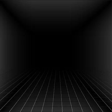 Abstract background with a perspective grid Stock Illustration