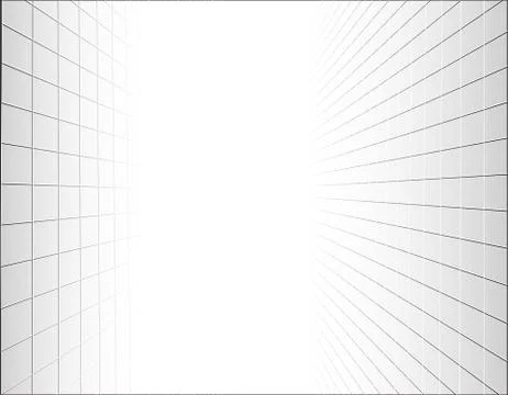Abstract background with a perspective grid Stock Illustration
