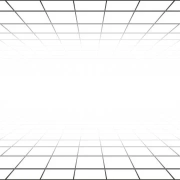 Abstract background with a perspective grid Stock Illustration