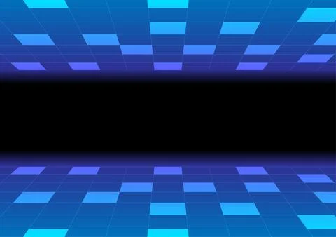 Abstract background with perspective grid Stock Illustration